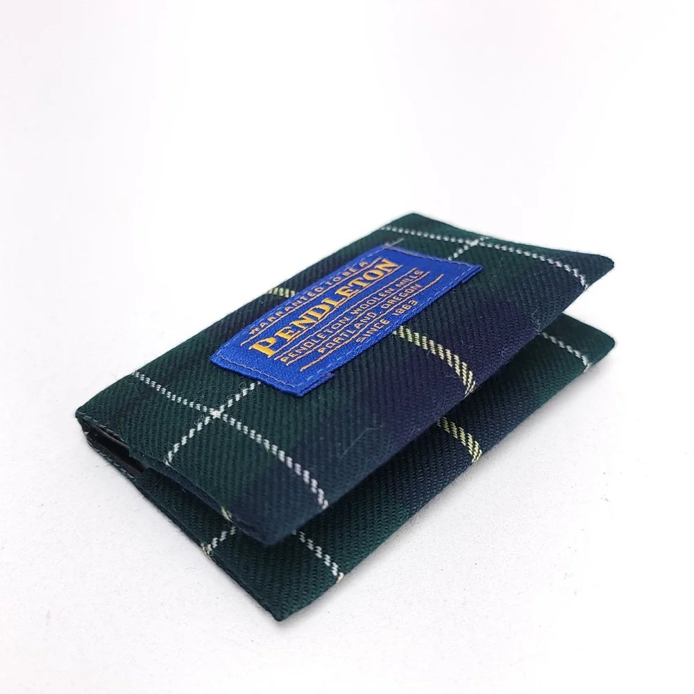 Pendleton Wool Wallet Bifold‎ Card Wallet Sewing Kit Plaid 4